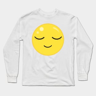 Cute Smiling Face Long Sleeve T-Shirt